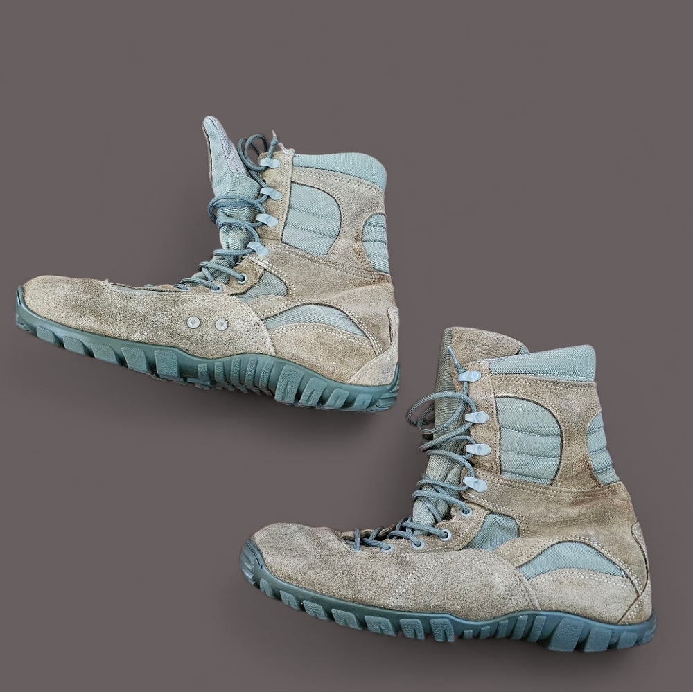 Belleville SABRE 633‎ Suede Tactical Combat Boot (Brawn Army Green) Sz 12.5